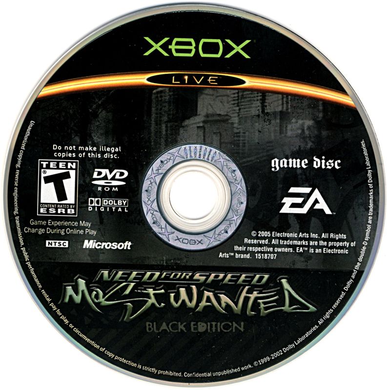 Media for Need for Speed: Most Wanted (Black Edition) (Xbox)