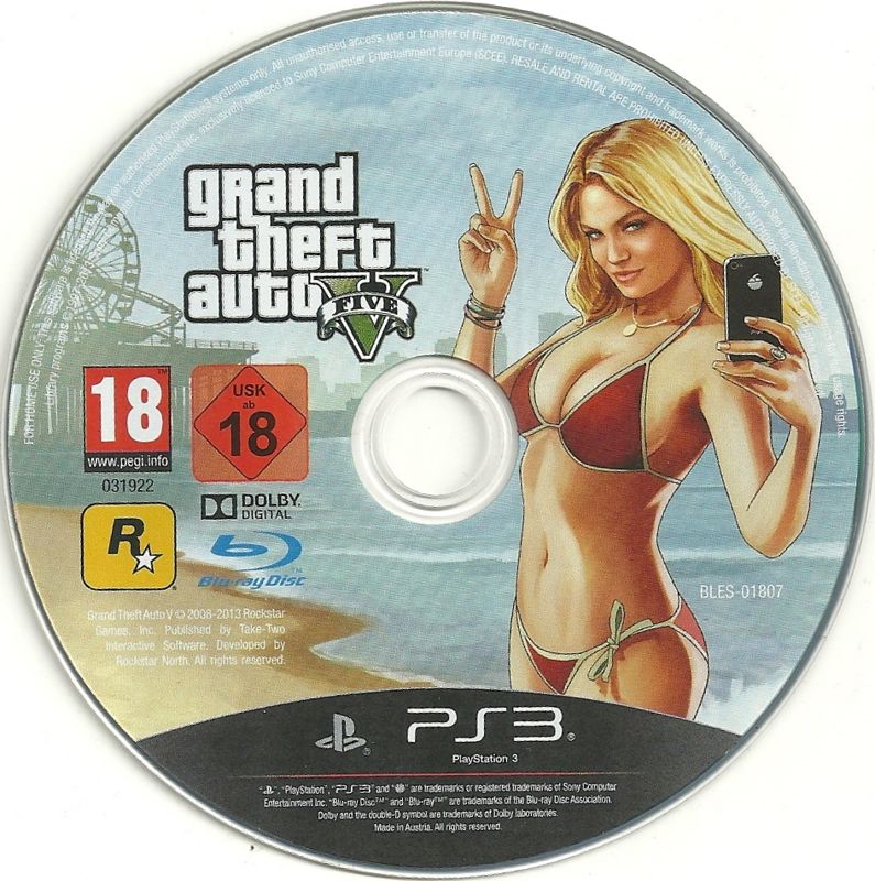 Media for Grand Theft Auto V (PlayStation 3)