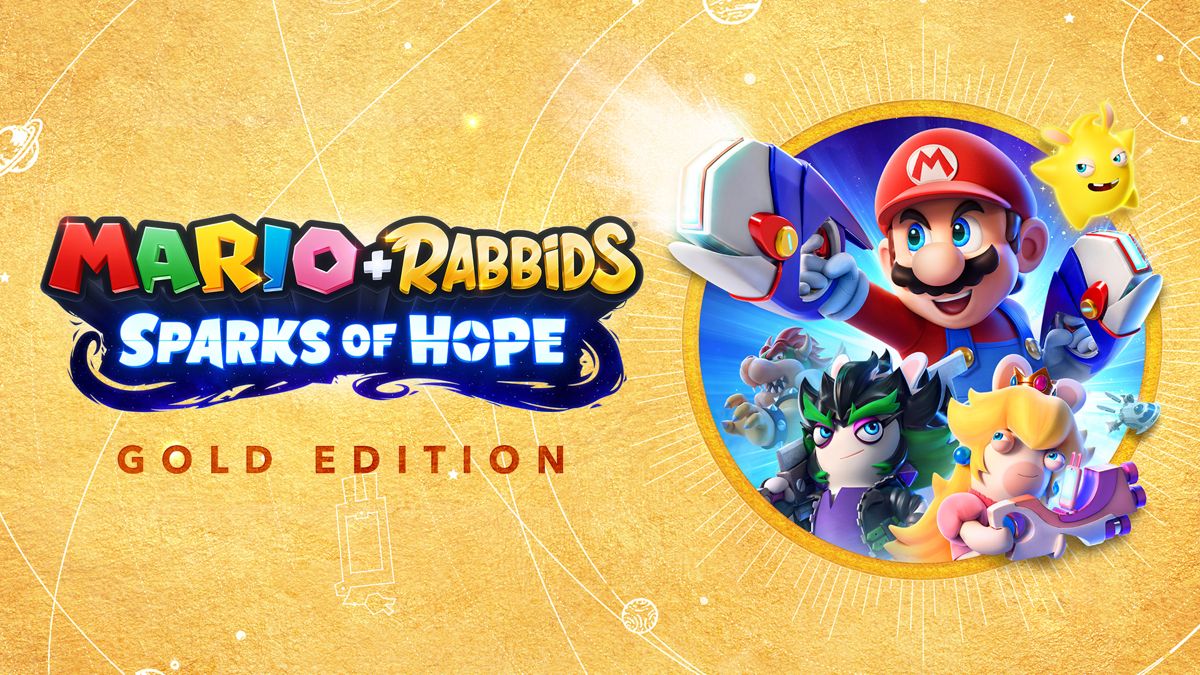 Front Cover for Mario + Rabbids: Sparks of Hope - Gold Edition (Nintendo Switch) (download release)