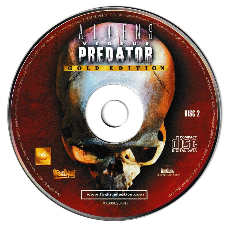 Media for Aliens Versus Predator: Gold Edition (Windows): Disc 2