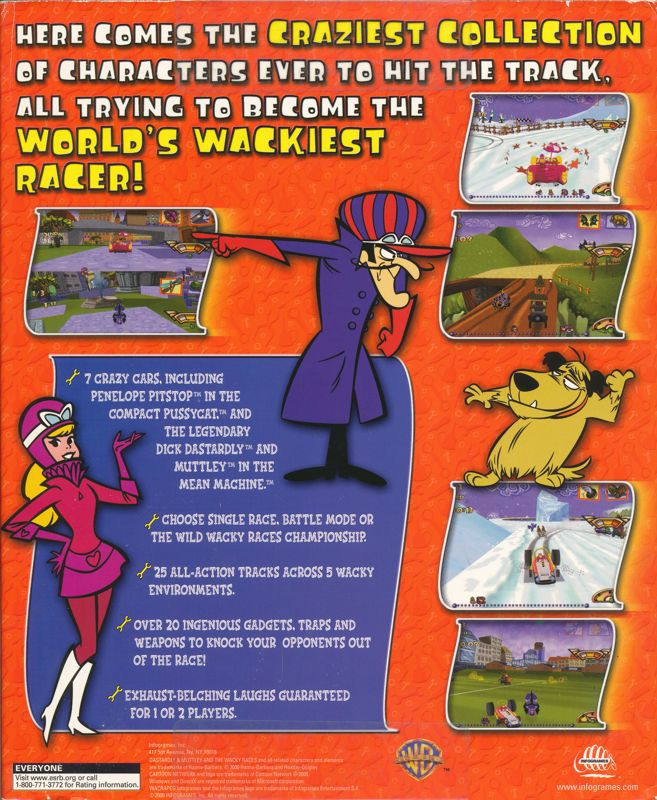 Wacky Races cover or packaging material - MobyGames