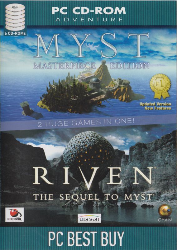 Front Cover for Myst: Masterpiece Edition + Riven: The Sequel to Myst (Windows) (Mixed PC/Macintosh media)