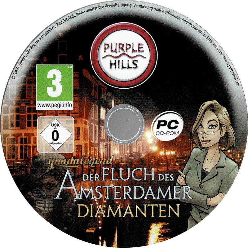 Media for Youda Legend: The Curse of the Amsterdam Diamond (Windows) (Purple Hills release)