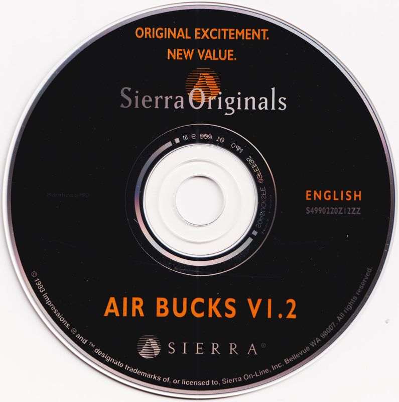 Media for Air Bucks (DOS) (SierraOriginals release (v1.2))