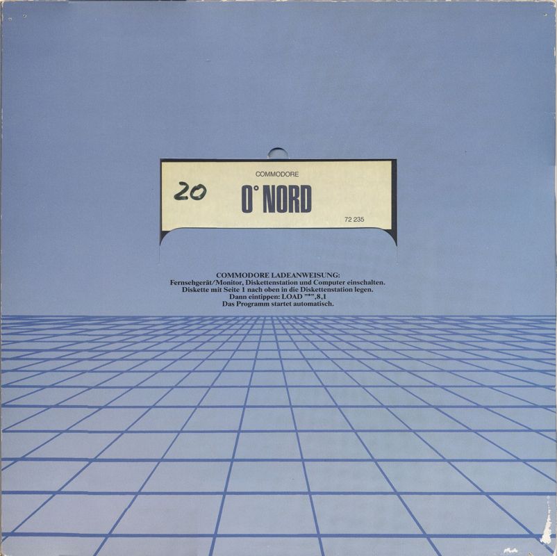 Inside Cover for 0° Nord (Commodore 64)
