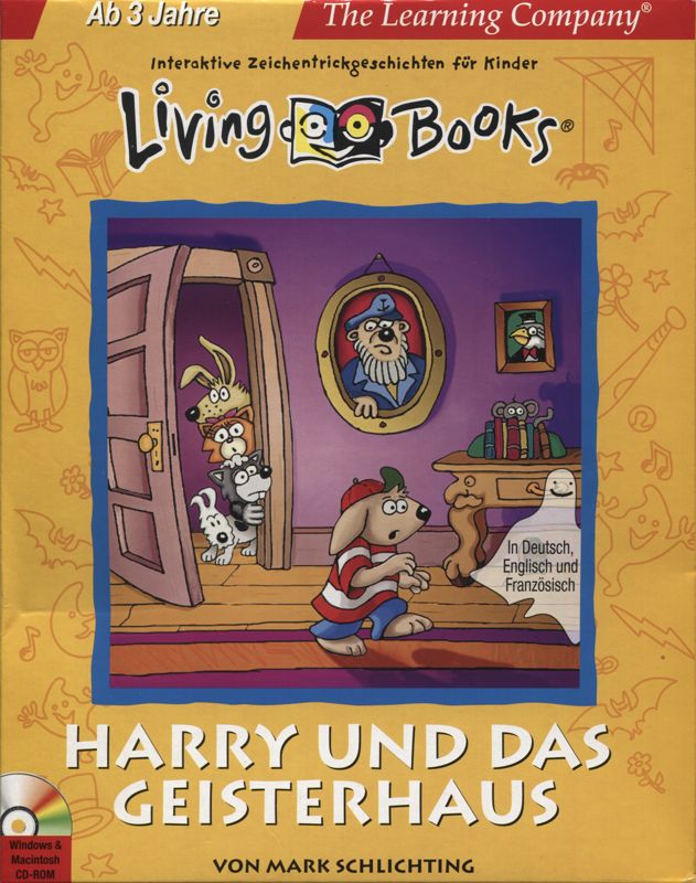 Front Cover for Harry and the Haunted House (Macintosh and Windows 3.x)