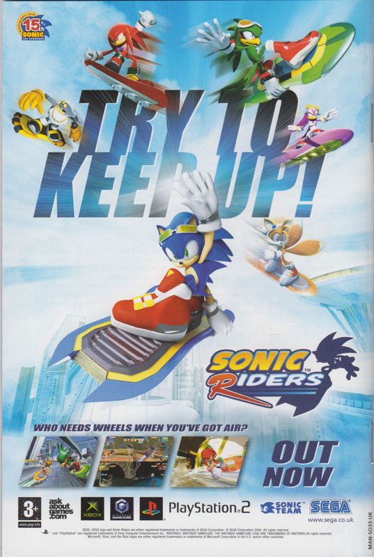 Manual for Sonic Mega Collection Plus (Windows): Back