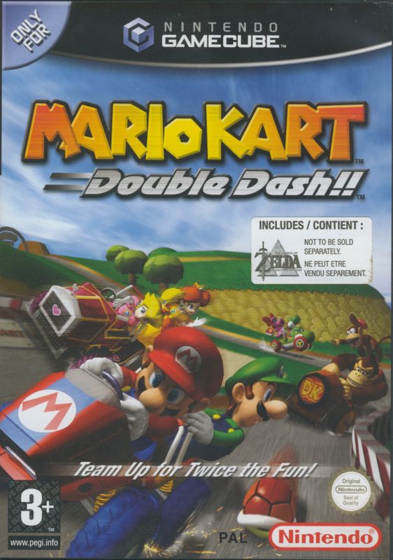 Front Cover for Mario Kart: Double Dash!! (GameCube) (Zelda Collection bundle)