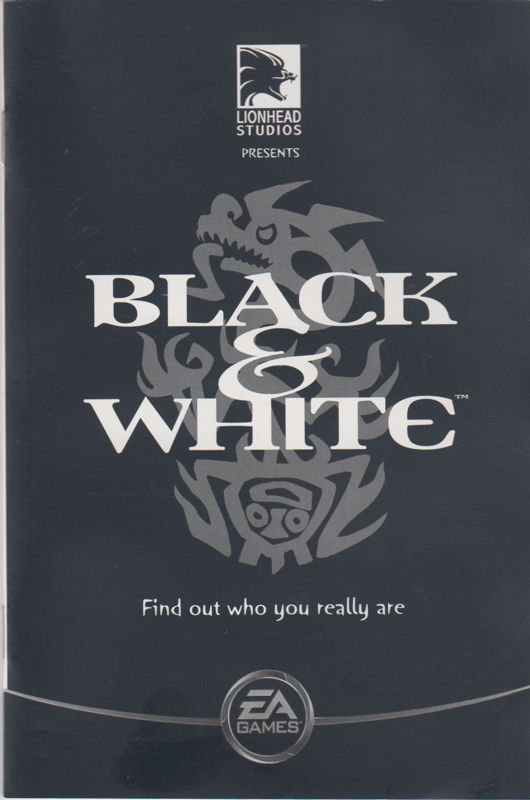 Manual for Black & White (Windows) (Reversible covers): Front - English language