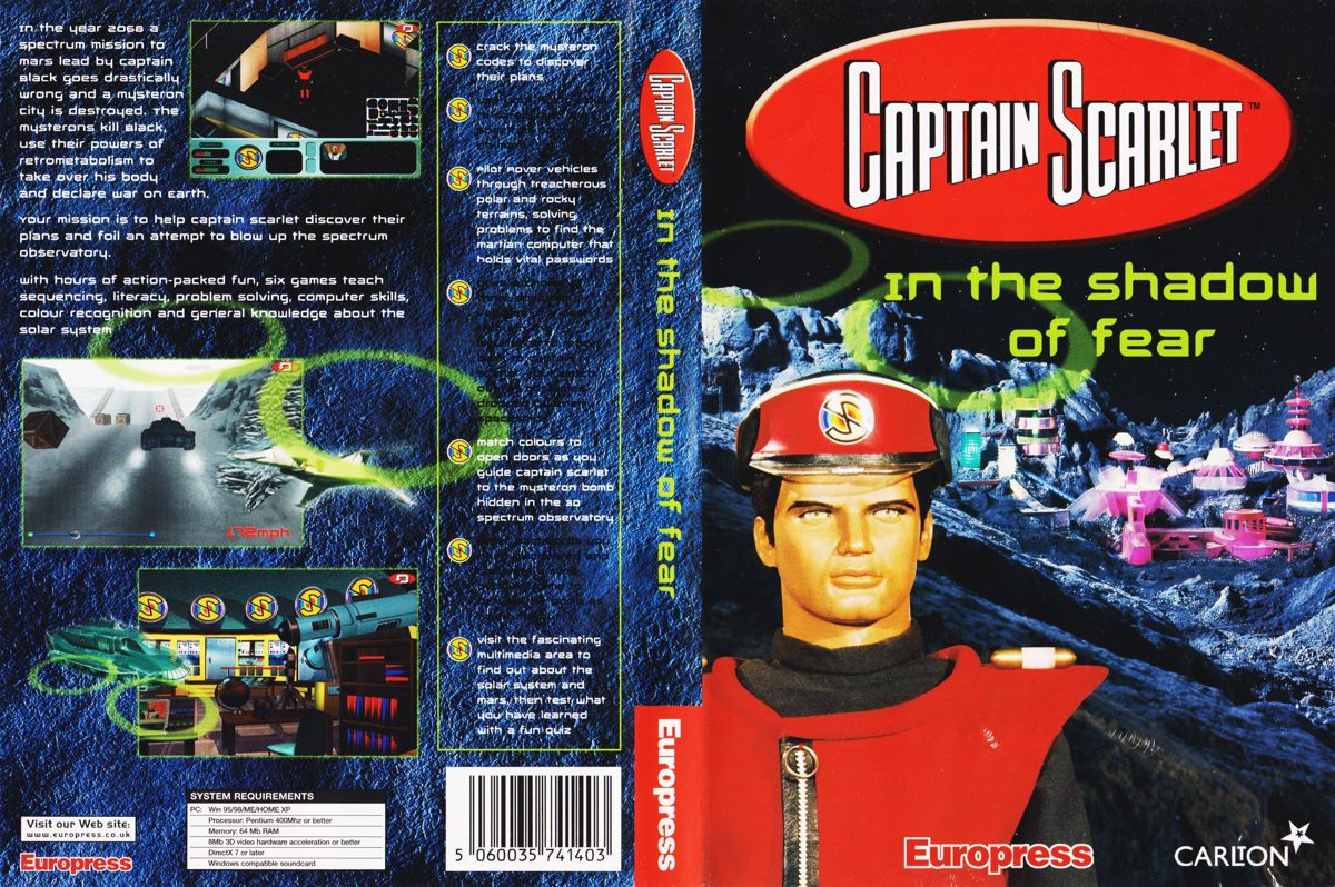 Full Cover for Captain Scarlet: In the Shadow of Fear (Windows)