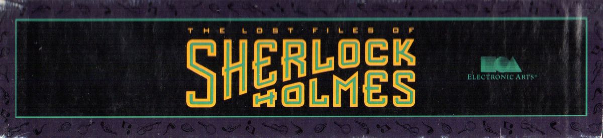 Spine/Sides for The Lost Files of Sherlock Holmes (DOS) (3.5" disk release): Top