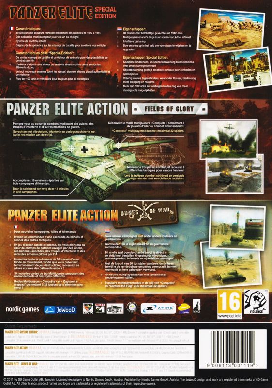 Panzer Elite Collection cover or packaging material - MobyGames