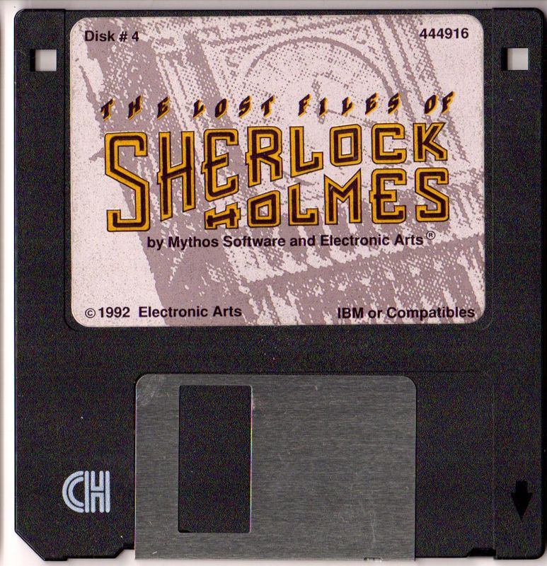 Media for The Lost Files of Sherlock Holmes (DOS) (3.5" disk release): Disk 4