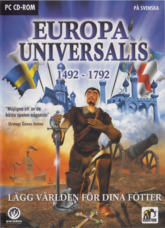 Front Cover for Europa Universalis (Windows) (Alternate covers, tag-lined 'In Swedish')