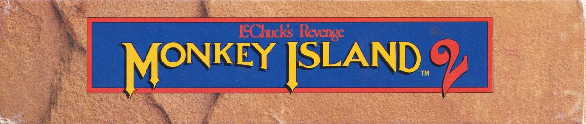 Spine/Sides for Monkey Island 2: LeChuck's Revenge (DOS) (3.5" disk release): Top