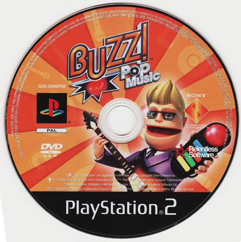 Media for Buzz! The Pop Quiz (PlayStation 2)