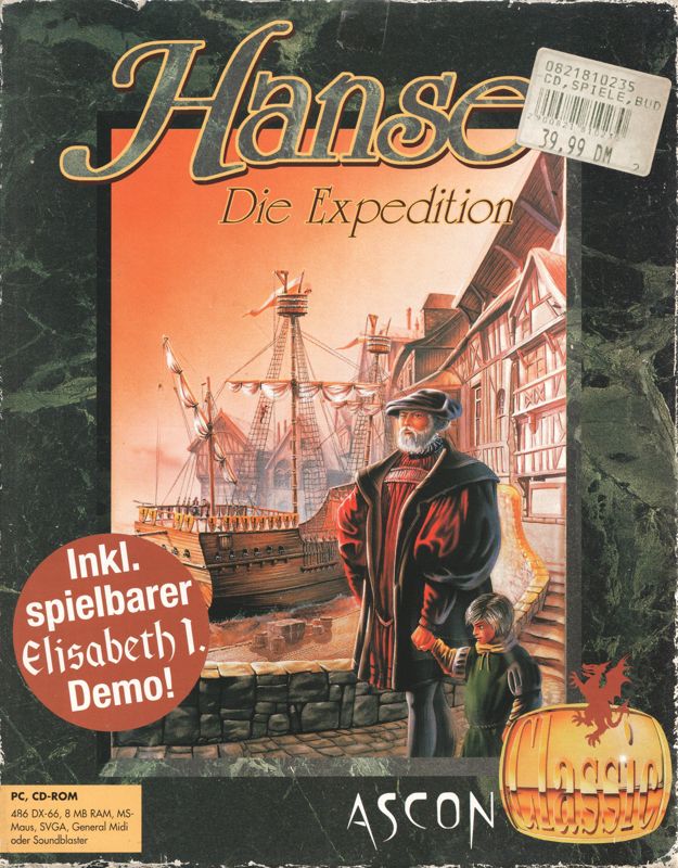 Front Cover for Hanse: Die Expedition (DOS) (CD-ROM release)