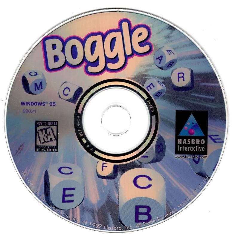 Boggle cover or packaging material - MobyGames