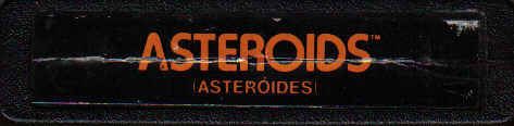 Media for Asteroids (Atari 2600): End label