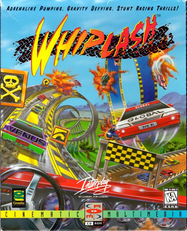 Front Cover for Whiplash (DOS)