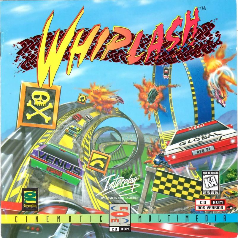 Other for Whiplash (DOS): Jewel Case - Front