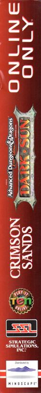 Spine/Sides for AD&D Dark Sun Online: Crimson Sands (Windows): Right