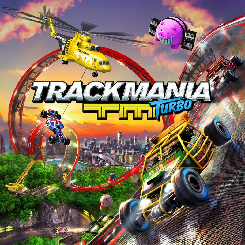 Front Cover for Trackmania: Turbo (PlayStation 4) (PSN (SEN) release)