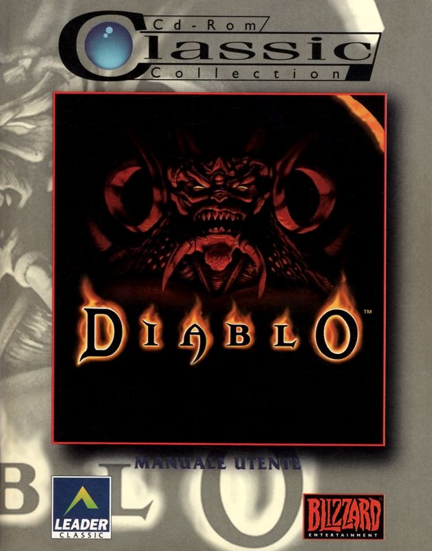 Manual for Diablo (Windows) (Classic Collection release): Front