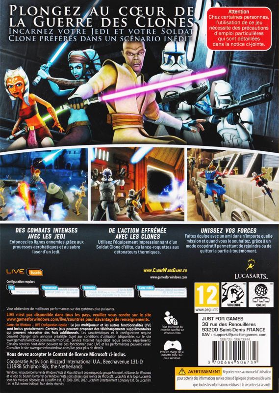 Star Wars: The Clone Wars - Republic Heroes cover or packaging material ...