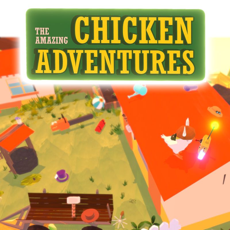 Front Cover for The Amazing Chicken Adventures (Nintendo Switch) (download release)