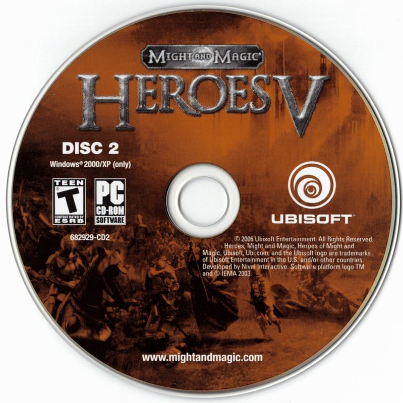 Media for Heroes of Might and Magic V (Windows): Disc 2