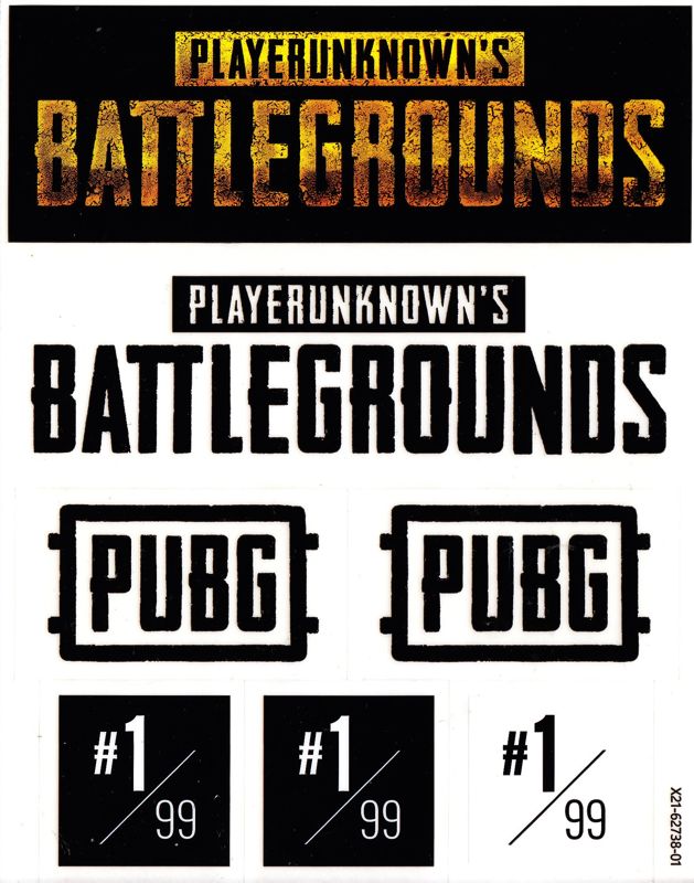 Extras for PlayerUnknown's Battlegrounds (Xbox One): Stickers
