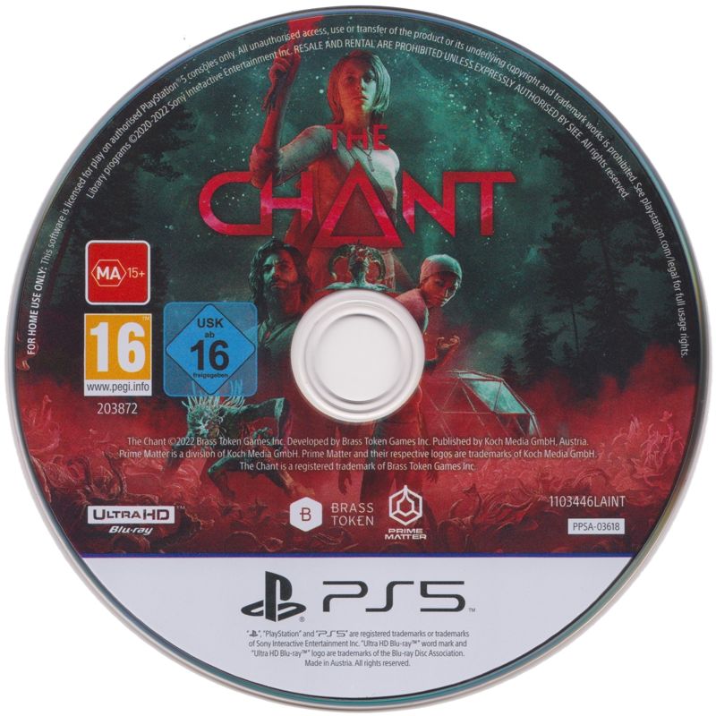 The Chant Limited Edition Cover Or Packaging Material Mobygames