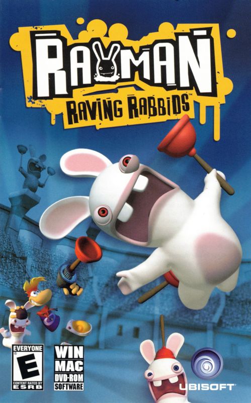 Manual for Rayman: Raving Rabbids (Macintosh and Windows) (DVD version): Front