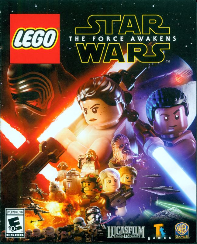 Manual for LEGO Star Wars: The Force Awakens (PlayStation 3): (Front)