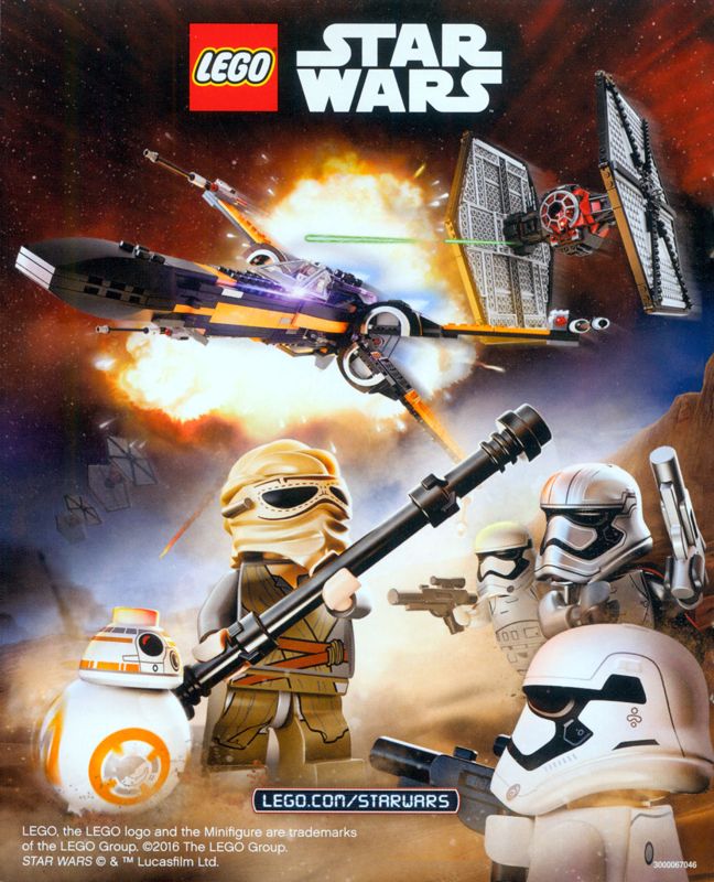 Manual for LEGO Star Wars: The Force Awakens (PlayStation 3): (Back)