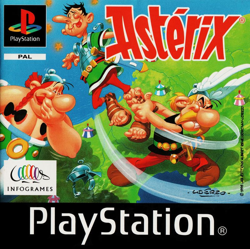 Manual for Astérix: The Gallic War (PlayStation): Front