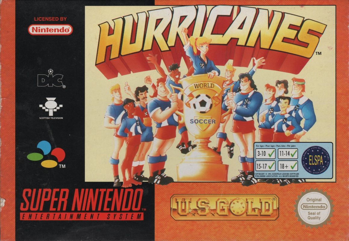 Front Cover for Hurricanes (SNES)