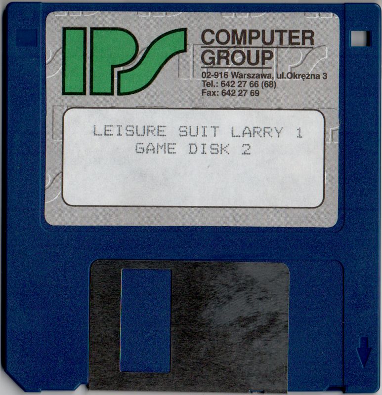 Media for Leisure Suit Larry 1: In the Land of the Lounge Lizards (DOS) (Kolekcja Klasyki Komputerowej release): Disk 2