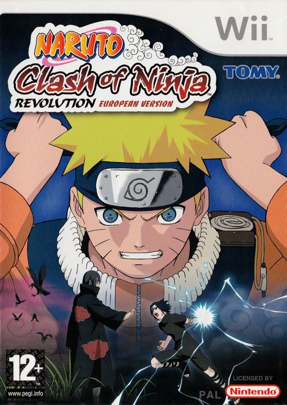 Naruto Shippuden: Clash of Ninja Revolution 3 Wii Box Art Cover by