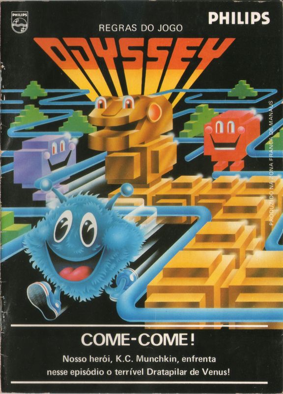 Front Cover for K.C.'s Krazy Chase! (Odyssey 2)