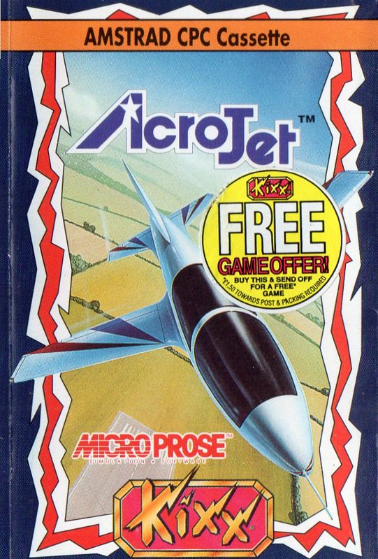 Front Cover for Acrojet (Amstrad CPC) (Kixx budget release)