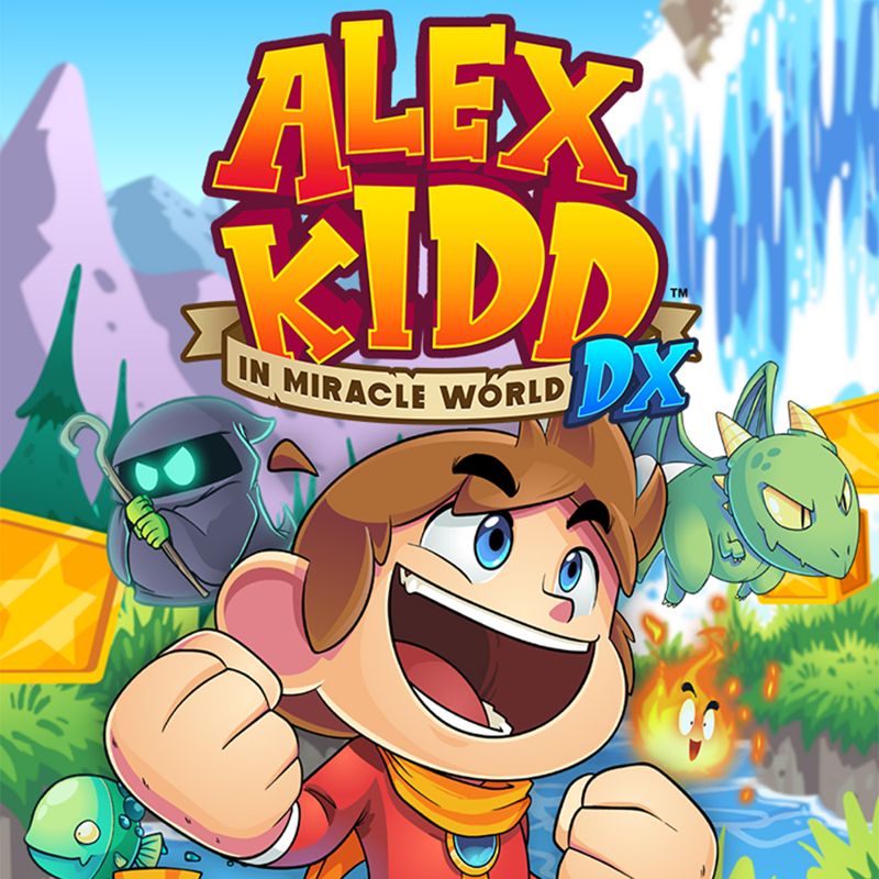 Front Cover for Alex Kidd in Miracle World DX (Nintendo Switch) (download release)