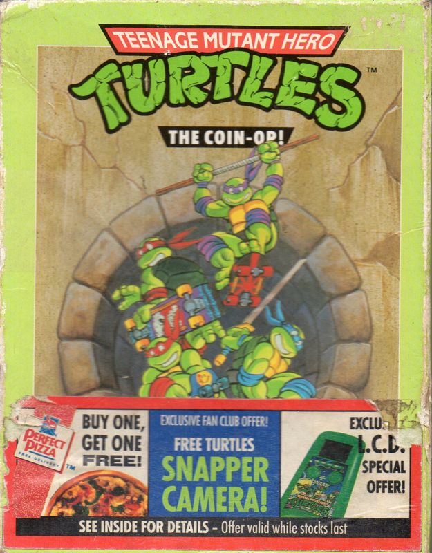 Front Cover for Teenage Mutant Ninja Turtles (Amstrad CPC)