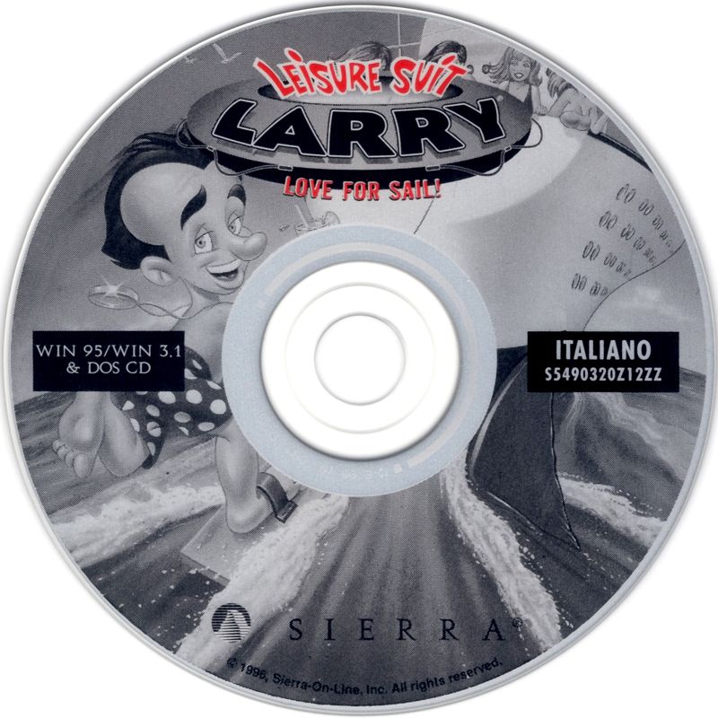 Media for Leisure Suit Larry: Love for Sail! (DOS and Windows and Windows 3.x) (Classic Collection release)