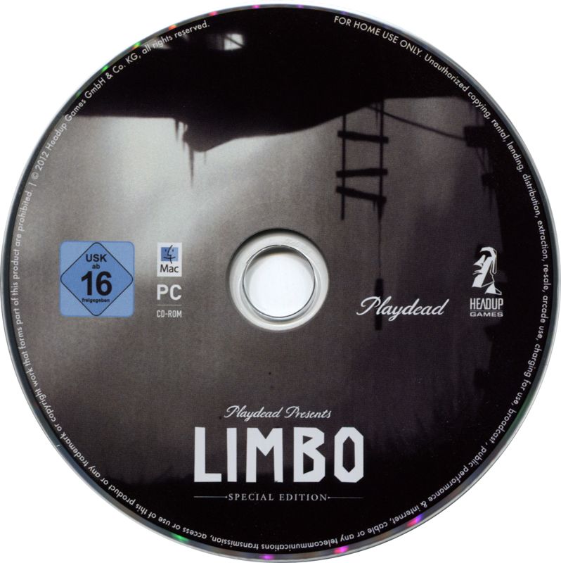 Media for Limbo (Special Edition) (Macintosh and Windows) (Release with hole in front)