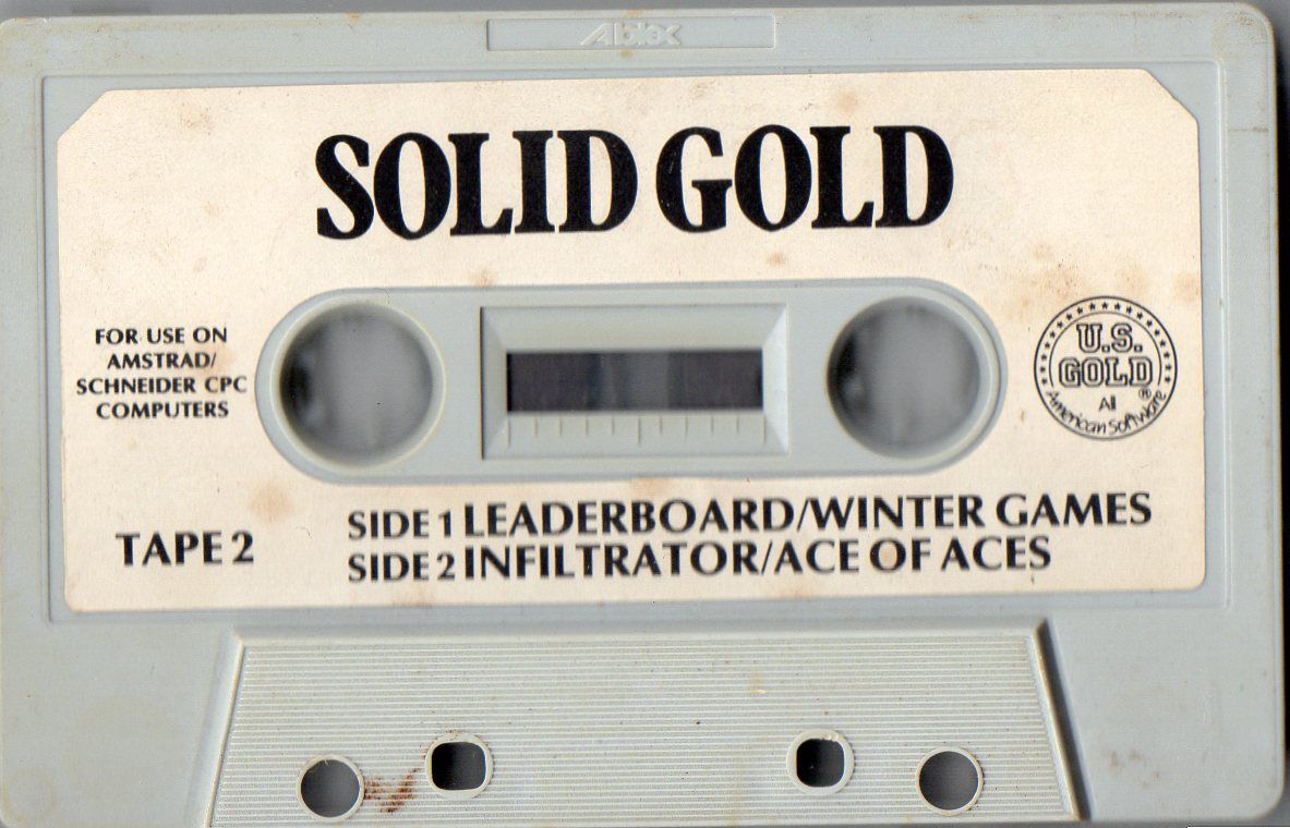 Media for Solid Gold (Amstrad CPC): tape 2 - everything else
