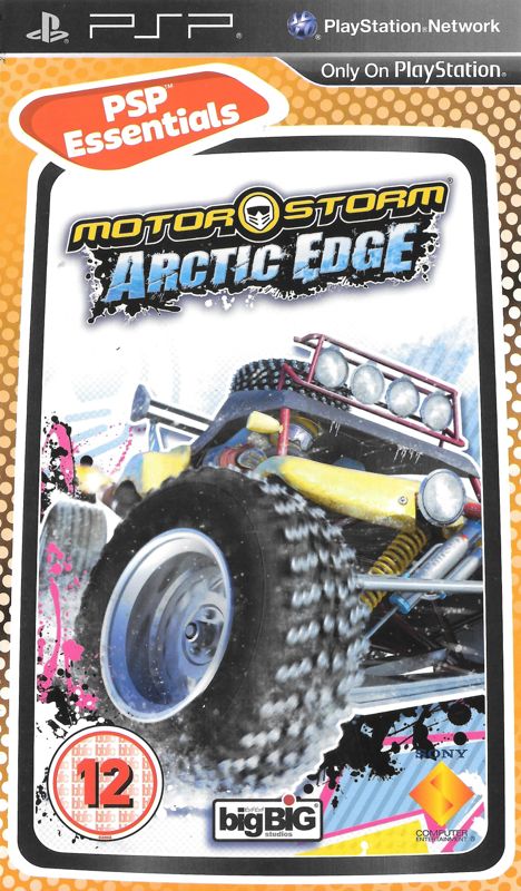Front Cover for MotorStorm: Arctic Edge (PSP) (PSP Essentials release)