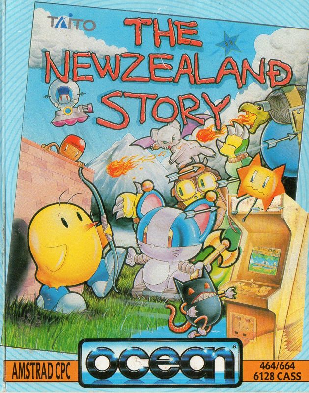 Front Cover for The New Zealand Story (Amstrad CPC)