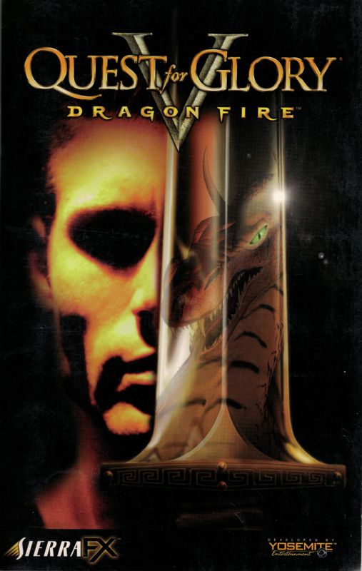 Manual for Quest for Glory V: Dragon Fire (Macintosh and Windows): Front